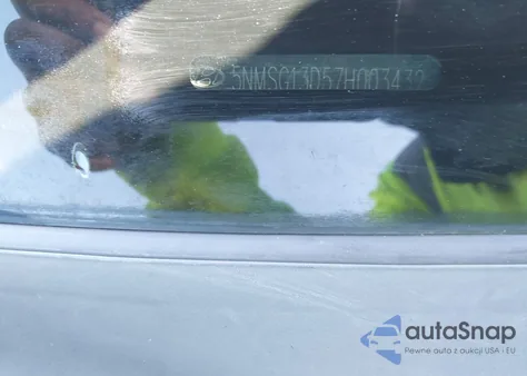 2007 Hyundai Santa Fe Gls z USA, uszkodzony, nr VIN 5NMSG13D57H003432